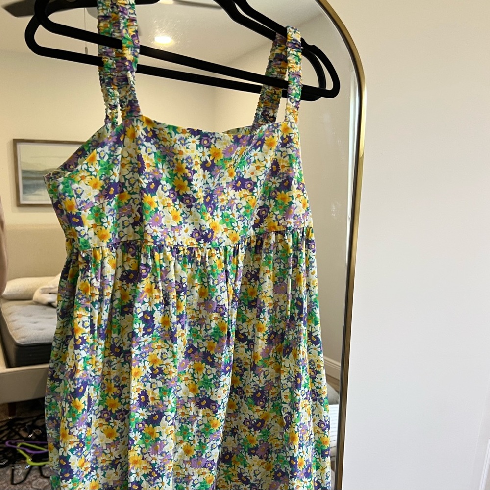 Zara Floral Baby Doll Dress
